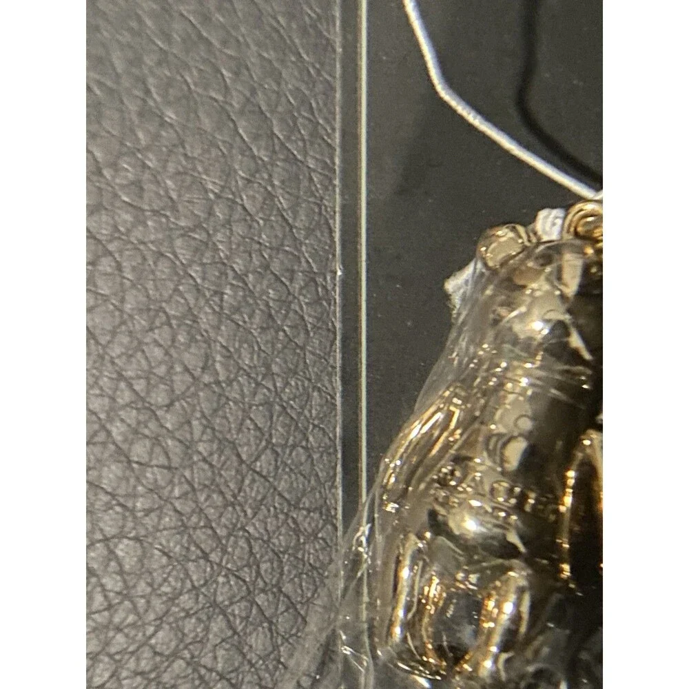 NWT Coach Collectible Mini Gold Bear Clip on Pendant Purse Charm Gold NEW YORK